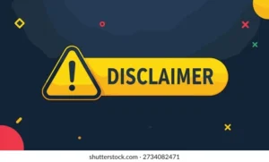 Disclaimer Disclaimer